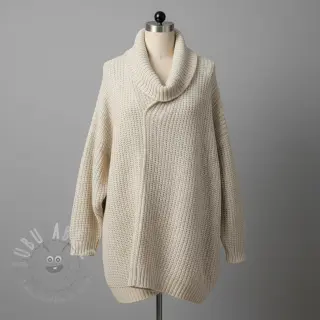 Tröjtrikå BIG KNIT cream