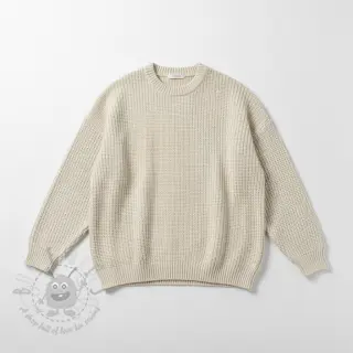 Tröjtrikå BIG KNIT cream