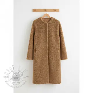 Kappmaterial TEDDY camel