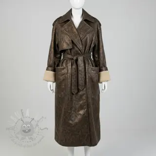 Kappmaterial Panther Glammy Teddy Lammy brown