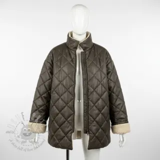 Kappmaterial Vintage Glammy Teddy Lammy grey