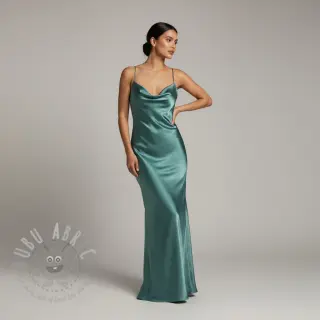 Satin SOIVÉ old green