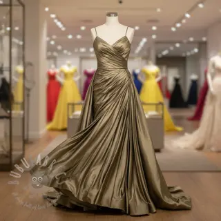 Satin SOIVÉ beige