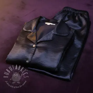 Satin DION navy