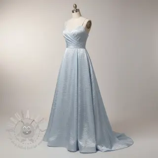 Satin DION light blue