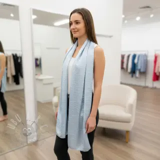 Satin DION light blue