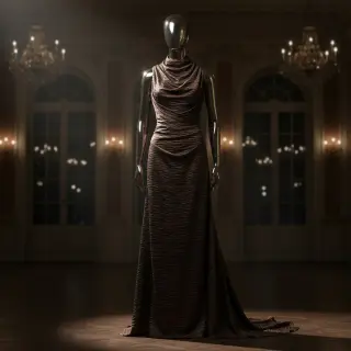 Satén DION dark brown