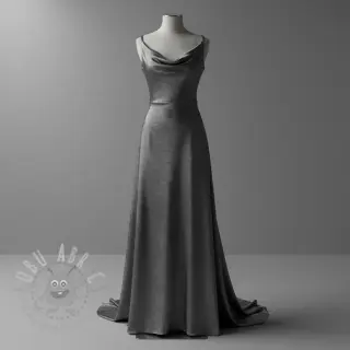 Satin SOIVÉ dark grey