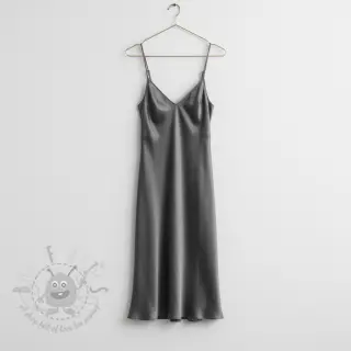 Satin SOIVÉ dark grey