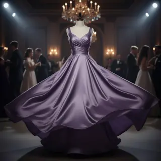 Satén SOIVÉ lilac