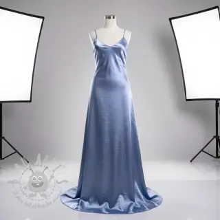 Satin SOIVÉ blue
