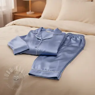 Satin SOIVÉ blue