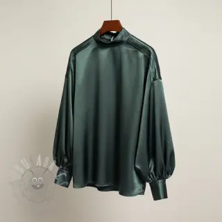 Satin SOIVÉ forest green