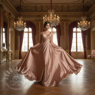 Satin SOIVÉ rose gold