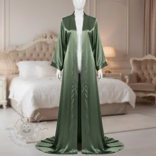 Satin old green
