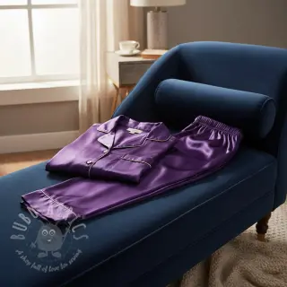Satin dark purple