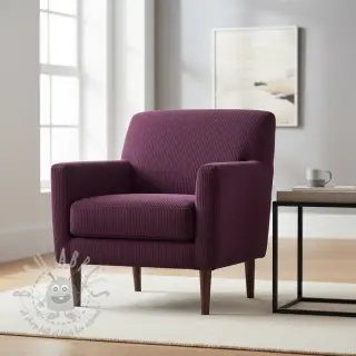 Manchester 6W WASHED STRETCH aubergine