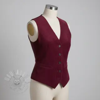 Manchester 6W WASHED STRETCH berry