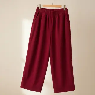 Menčester 6W WASHED STRETCH dark red