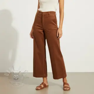Manchester 6W WASHED STRETCH nutbrown