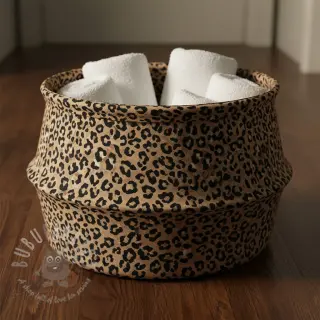 Dekorationstyg Animal skin light brown digital print