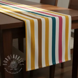 Dekorationstyg Stripes multicolour design B