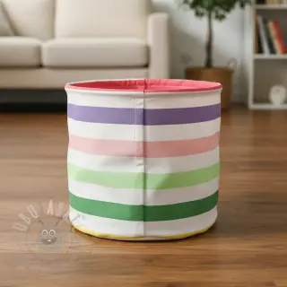 Dekorationstyg Stripes multicolour design C