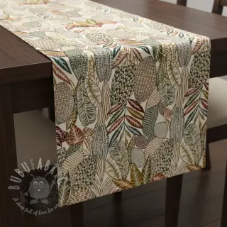 Dekorationstyg jacquard Egypte blanc