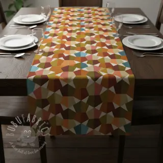 Dekorationstyg jacquard Mustang multi