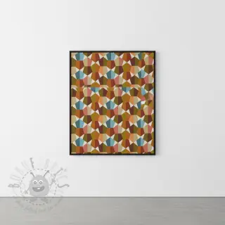 Dekorationstyg jacquard Mustang multi