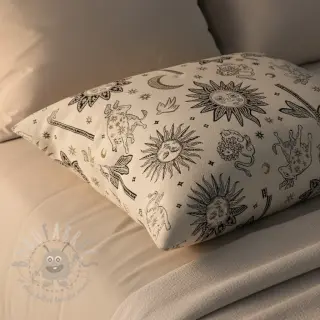 Dekorationstyg jacquard Pygmalion ecru noir