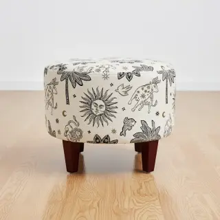 Dekoračná látka jacquard Pygmalion ecru noir