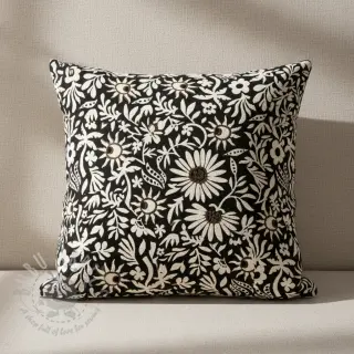 Dekorationstyg jacquard Sunlight noir