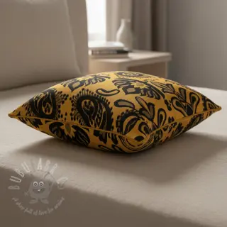 Dekorationstyg jacquard Baccara gold