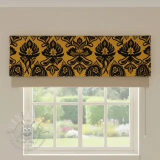 Dekorationstyg jacquard Baccara gold