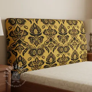 Dekorationstyg jacquard Baccara gold