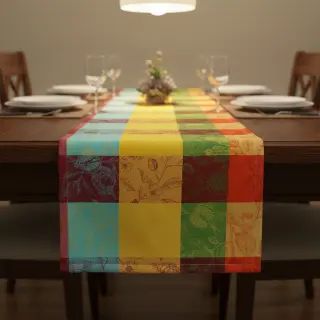 Dekoračná látka FRENCH TABLE CLOTH JACQUARD Cabosse allover summer