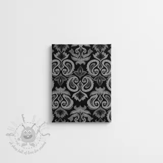 Dekorationstyg jacquard Baccara argent