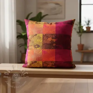 Dekorationstyg FRENCH TABLE CLOTH JACQUARD Niwa allover harissa