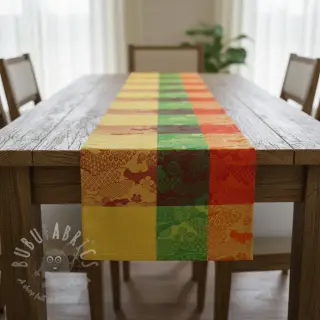 Dekorationstyg FRENCH TABLE CLOTH JACQUARD Niwa allover summer