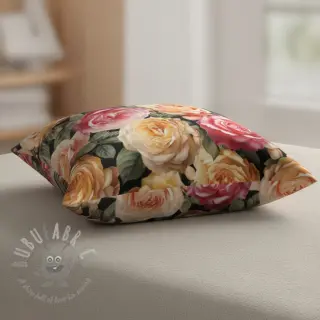 Dekorationstyg VELVET Romantic Rose Charm