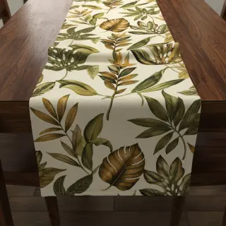 Dekoračná látka Linenlook Botanic Bold Leaf digital print