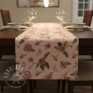 Dekorationstyg Floral Kolibri Art digital print