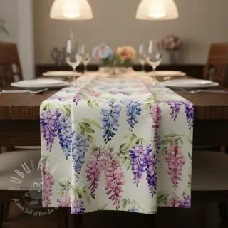 Dekorationstyg Serene Wisteria Charm digital print