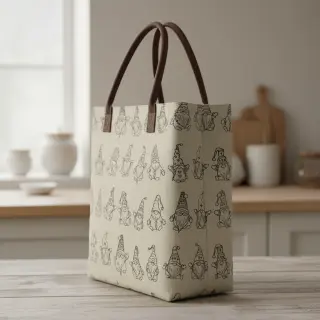 Dekoračná látka Linenlook premium Tomte Jolly Line