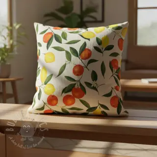 Dekorationstyg med teflonbehandling Citrus Fruit