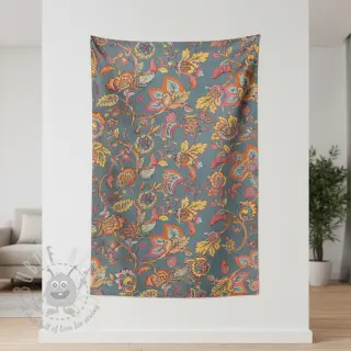 Dekorationstyg jacquard Inaya ciel
