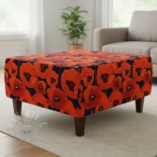 Dekorationstyg med teflonbehandling POPPY GARDEN
