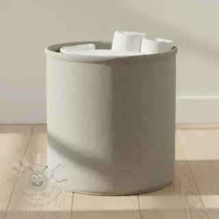 Dekorationstyg Linenlook PLAIN soft grey