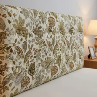 Dekorationstyg jacquard Euphoria blanc kaki